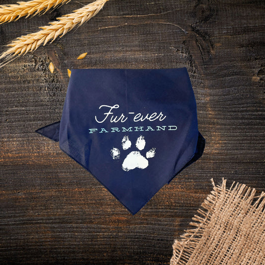 Fur-ever Farmhand Dog Bandana