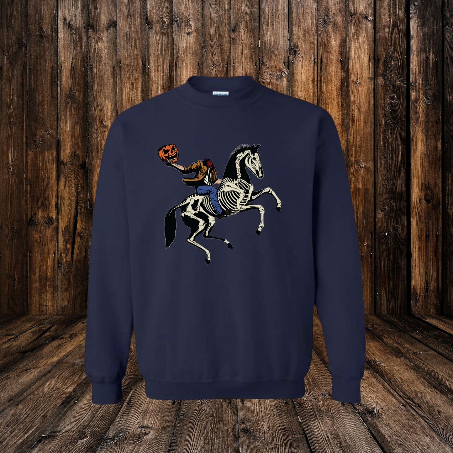 Headless Cowboy Halloween Crewneck