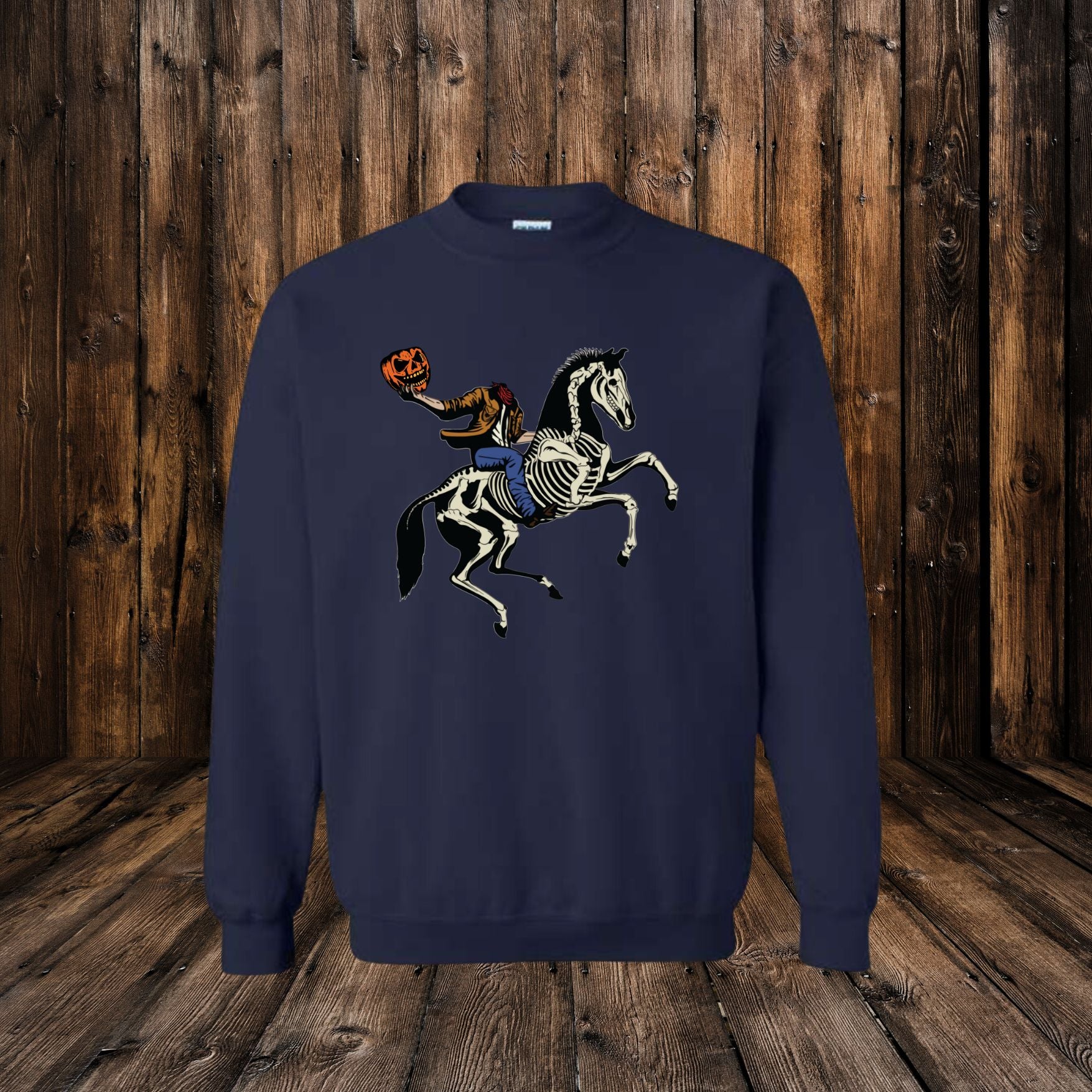 Headless Cowboy Halloween Crewneck