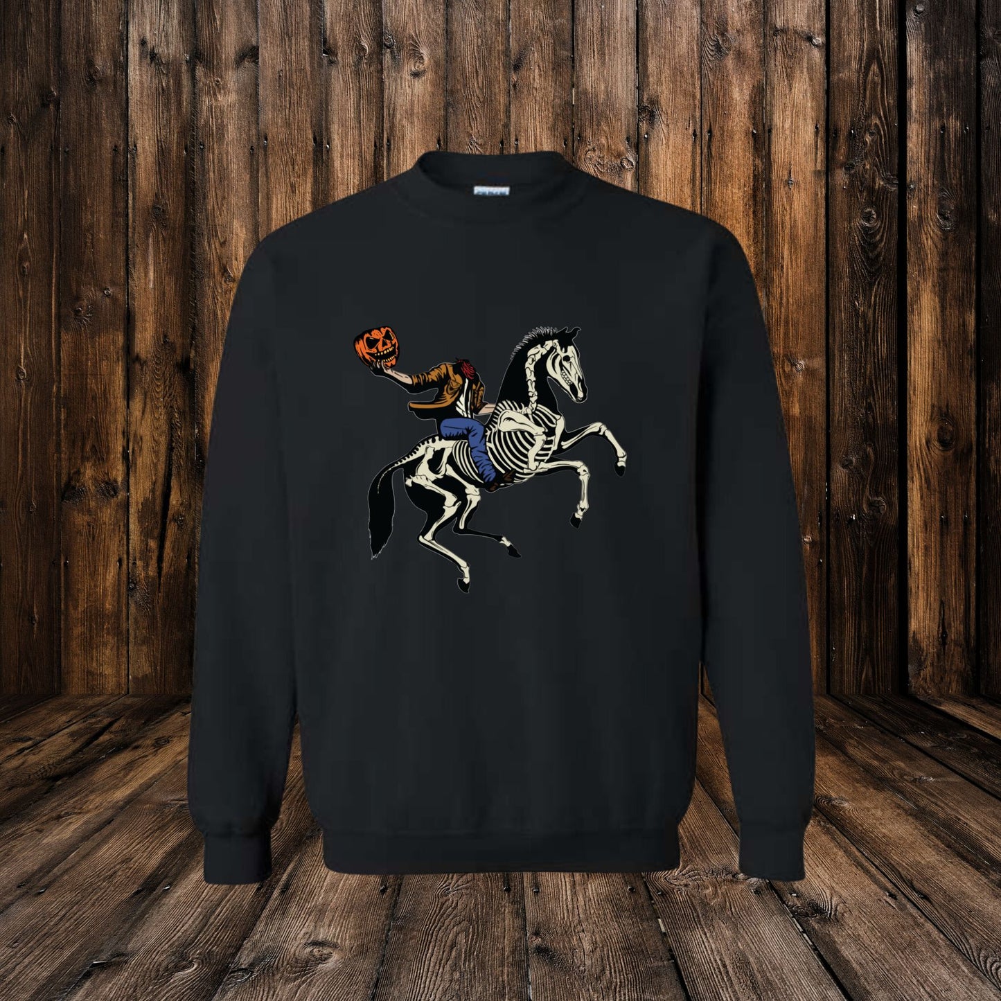 Headless Cowboy Halloween Crewneck