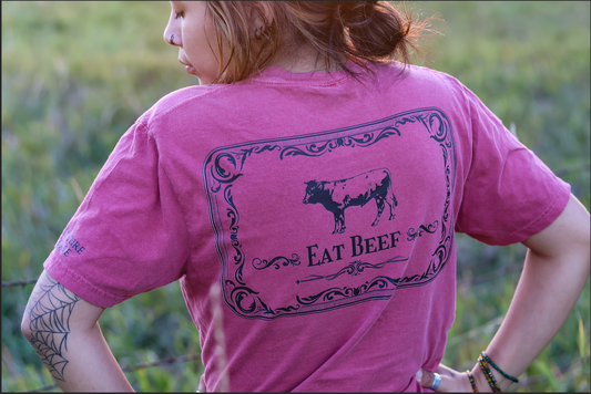 Eat Beef Short Sleeve T-shirt